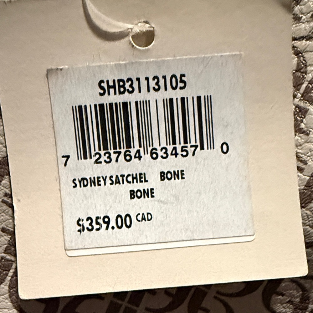 Fossil Tan Monogram Satchel - Picture 3 of 14